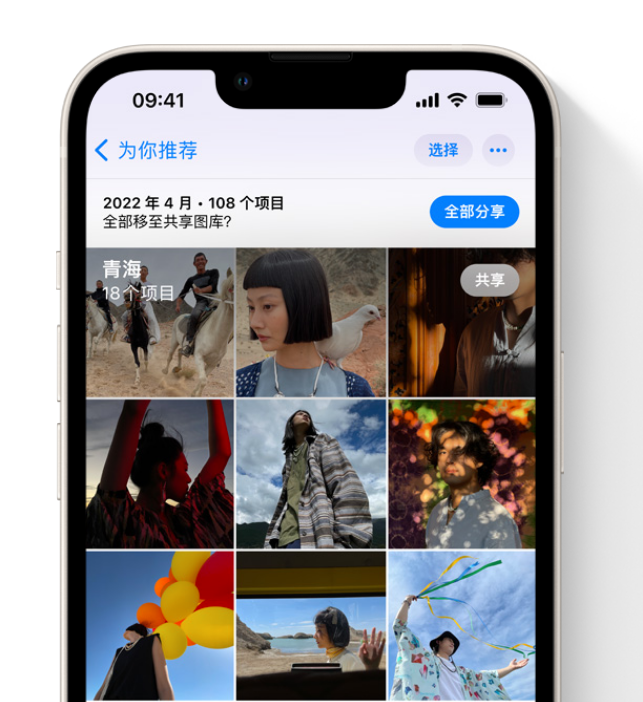 郯城苹果维修网点分享在 iPhone 上使用共享图库 