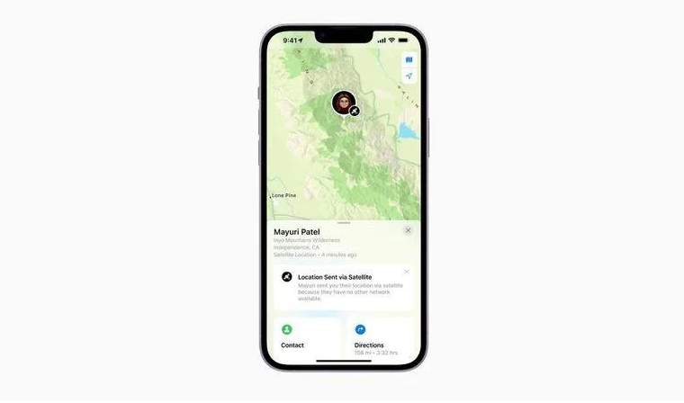 郯城苹果14维修分享iPhone14系列中 FindMy功能通过卫星分享位置方法教程 